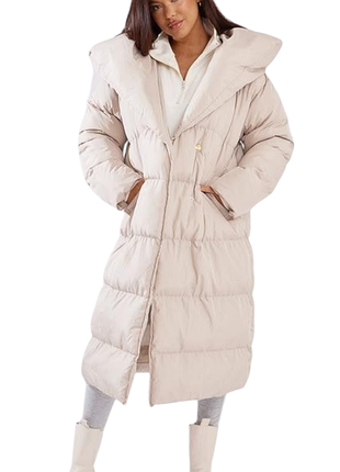 Стильное пальто пуффер оверсайз