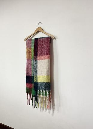 Объемный теплый оверсайз шарф🌿