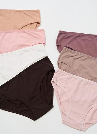 Трусики женские хлопковые, набор женских трусов недельная 7 штук в упаковке николетта туреченица