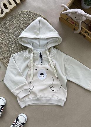 Худи мишка беж