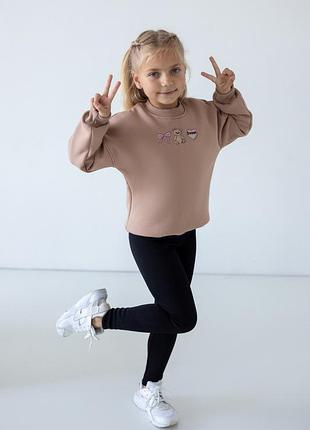 Лосины на меху для девочек, теплые, лосины на мехе на девочке