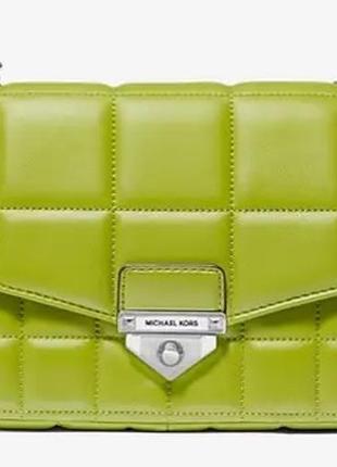 Сумка женская michael kors шкіра натуральная кожа оригинал майкл корс через плечо стёганая