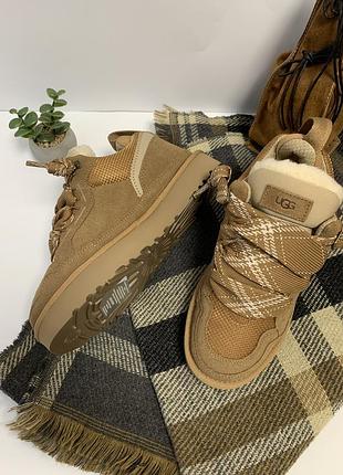 Угги угги сапоги жэнкие кроссовки ореховые ugg lowmel sneaker 1144032