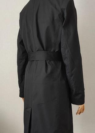 Чорний тренч плащ xs