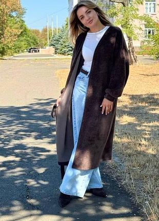 Жіночий ангоровий кардиган травка