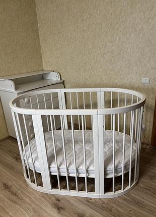 Дитяче ліжечко кроватка приставна