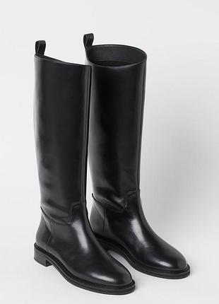Чоботи труби h&m чорні 37 розмір
