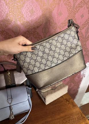 Світло-коричнева брендова сумка dolce & cabana