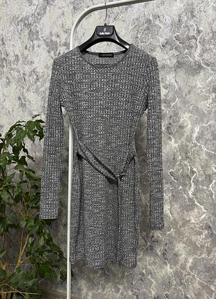 Сукня плаття сукня в рубчик сіра сукня cameo rose 12