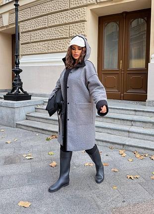 Пальто барашек большие размеры