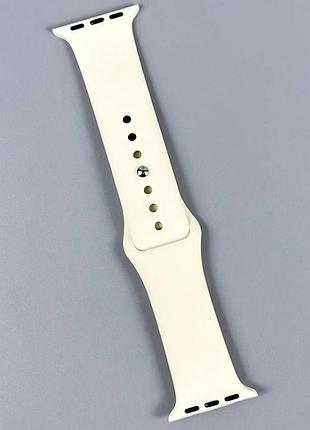 Ремінець для apple watch (38/40/41мм) (s) (milk white)