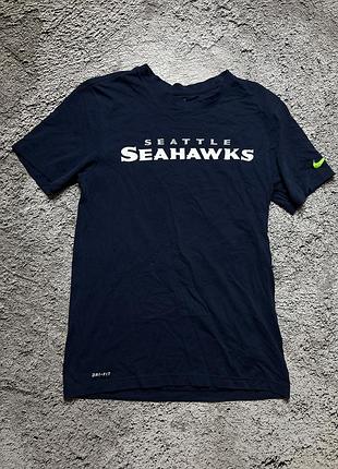 Seattle seahawks nfl футболка найк nike американський футбол