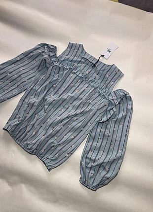 Блуза / блуза з рюшами / блуза з відкритими плечима