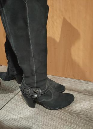 Сапоги итальянские на 24,5 (козачки)