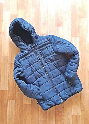 Детская куртка дутая на флисе + кофта с капюшоном