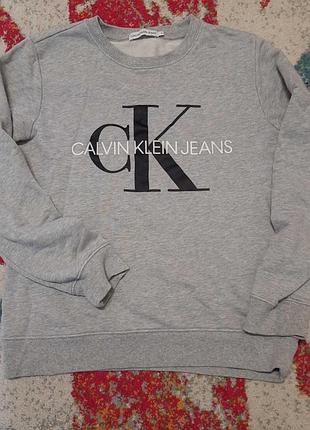 Свитшот девчонок calvin klein jeans