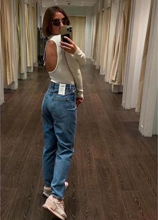 Боді з рукавами zara xs-s