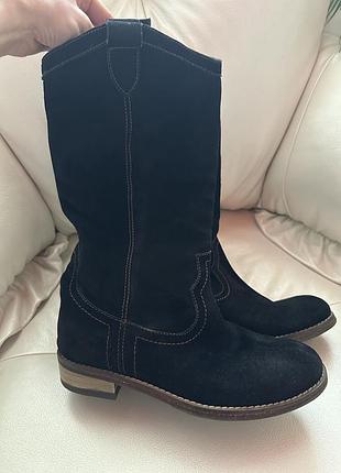 Чоботи казаки замша