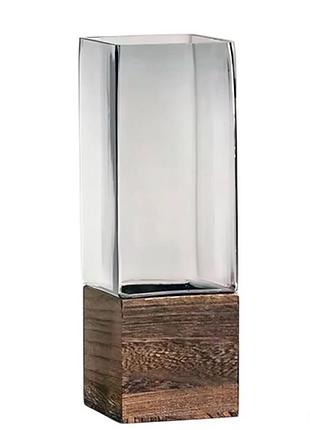 Ваза для квітів та декору smart wood 1,5 л