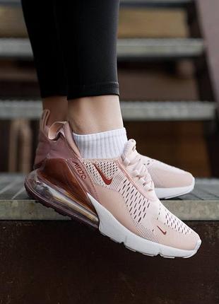 Кроссовки nike air max 270 barely rose