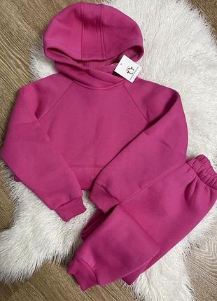 Детский теплый костюм стиль zara новый