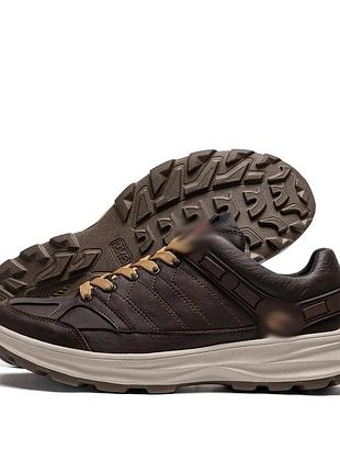 Чоловічі шкіряні кросівки clasic brown