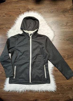 Брендова,термо куртка на хутрі,софтшелл 46-48 р