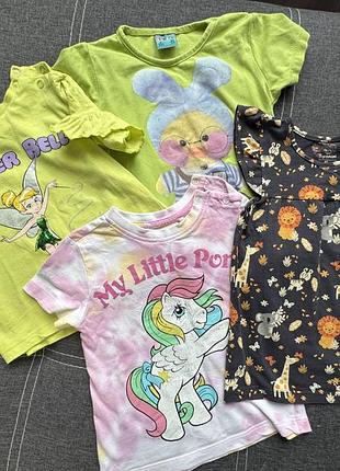 Набір футболок для дівчинки