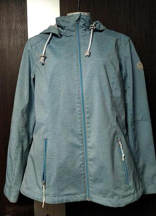Голубая, стильная,термо куртка,ветровка 44-46 р