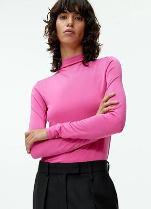 Лонгслив розовый, arket, s