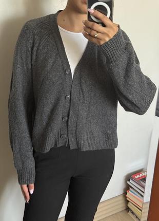 Сірий кардиган mng (mango)