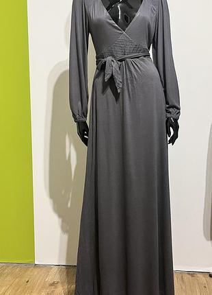 Трикотажна максі -сукня