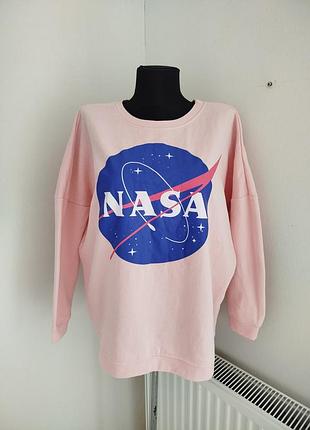 Рожевий світшот nasa