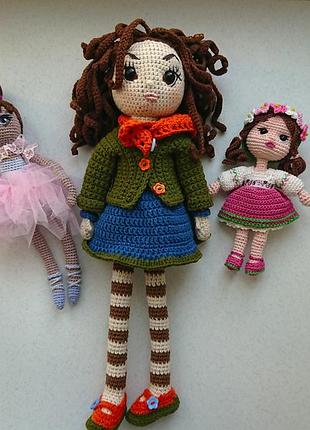 Кукла , вязаная крючком