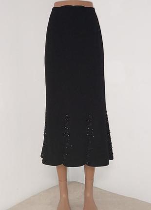 Спідниця з пайетками та бісером