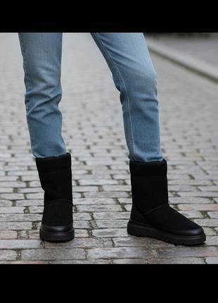 Зимние сапоги уггги ecco nouvelle