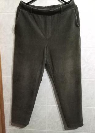 Lands' end  - вьетнам. джогеры. брюки вельветовые  высокая посадка. коттон + эластан .р. м