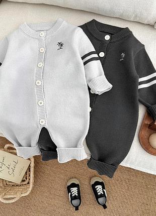 Ромпер вʼязаний для малюків 68-74 розмір