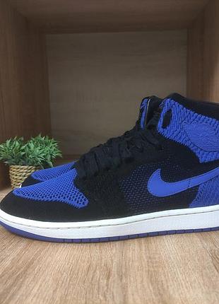 Nike air jordan 1 retro high og flyknit кросівки кроссовки 44