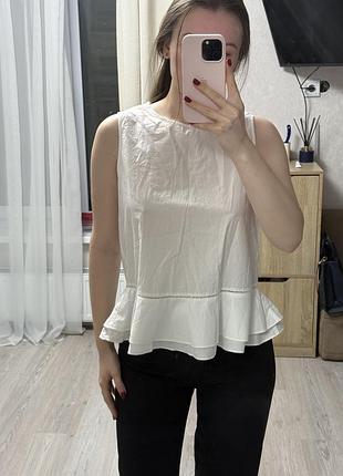 Блуза белая mango