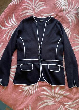 Чорний сведр свитер кардиган під піджак