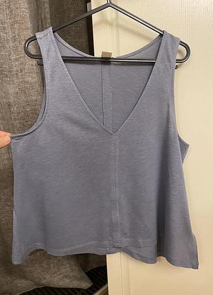 Майка блакитна h&m вільного крою