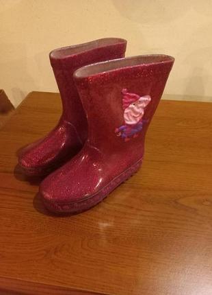 Резиновые сапоги свинка пеппа 2