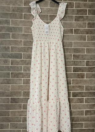 Платье в цветочек, новое, оригинал