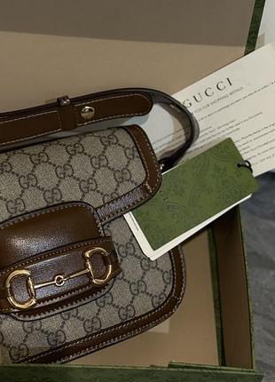 Сумка gucci horsebit люкс 4
