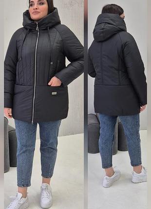 Женская зимняя куртка на утеплителе