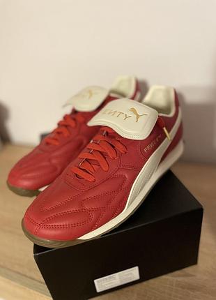 Кросівки чоловічі червоні натуральна шкіра puma avanti fenti