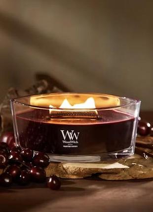 Свічка woodwick ellipse phantom cherry