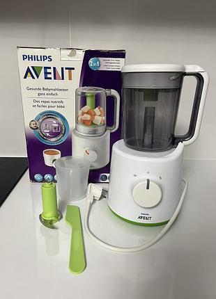 Philips avent 2 in 1 пароварка блендер.