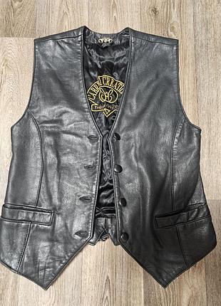 Жилет кожа на м л